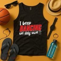 I Keep Dancing On My Own Philadelphia Baseball Tank Top thumb 4