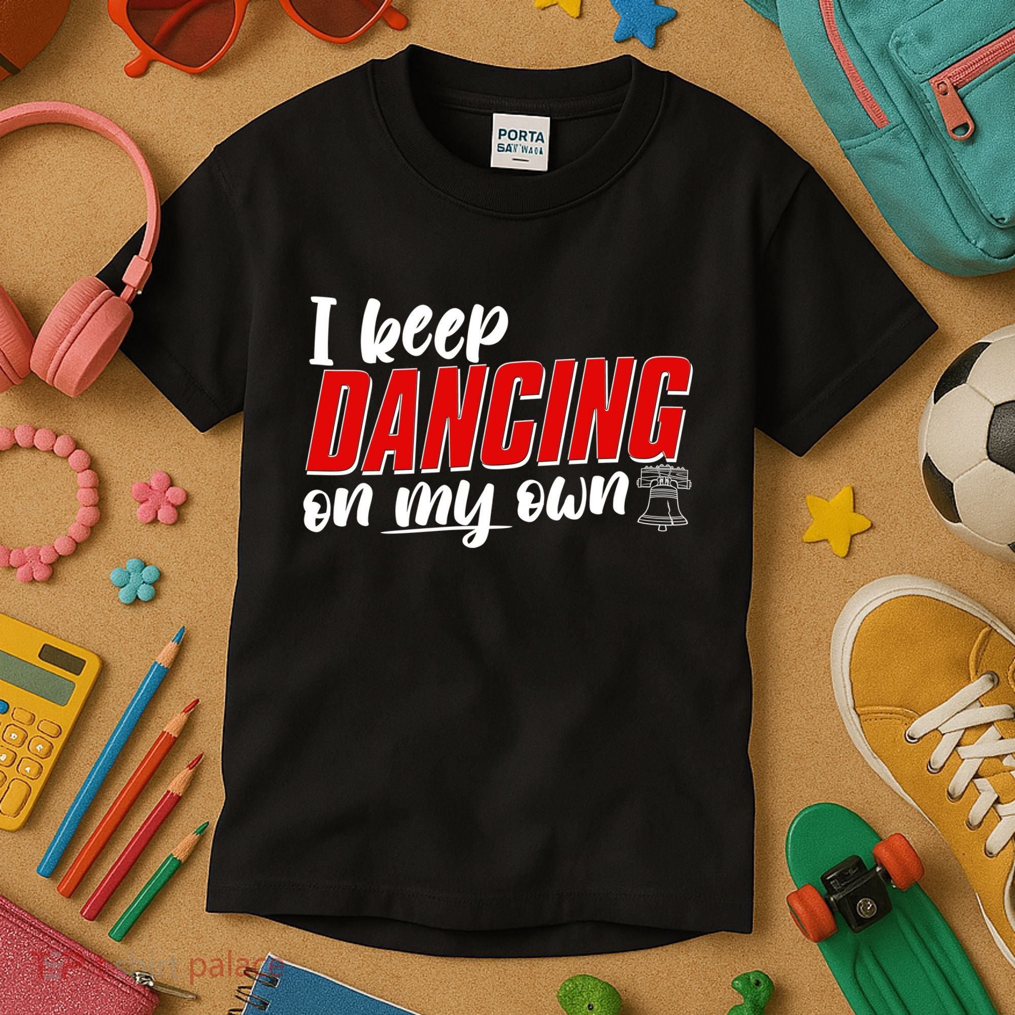 I Keep Dancing On My Own Philadelphia Baseball Kids T-Shirt
