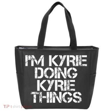 I'M KYRIE DOING KYRIE THINGS Name Funny Birthday Gift Idea Tote Bag