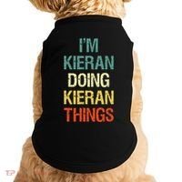 IM Kieran Doing Kieran Things Personalized First Name Gift Doggie Tank thumb 0