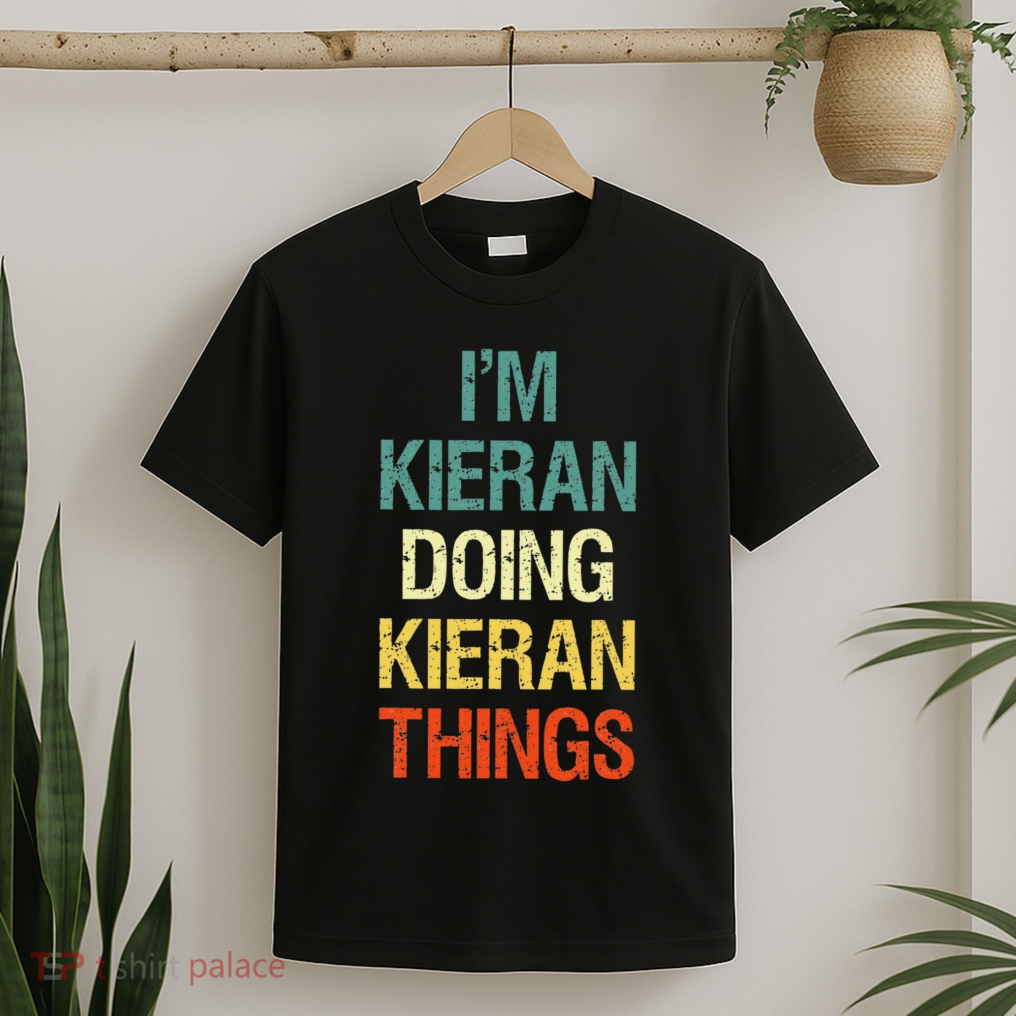 IM Kieran Doing Kieran Things Personalized First Name Gift T-Shirt