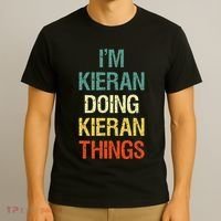 IM Kieran Doing Kieran Things Personalized First Name Gift T-Shirt thumb 3