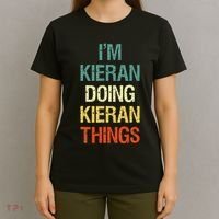 IM Kieran Doing Kieran Things Personalized First Name Gift T-Shirt thumb 4