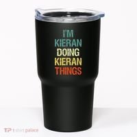 IM Kieran Doing Kieran Things Personalized First Name Gift Tumbler thumb 0