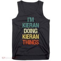 IM Kieran Doing Kieran Things Personalized First Name Gift Tank Top thumb 0