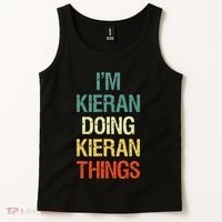 IM Kieran Doing Kieran Things Personalized First Name Gift Tank Top thumb 2