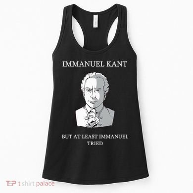 Immanuel Kant Funny Philosophy Saying Gift Women's Tank Top