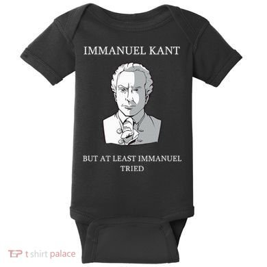 Immanuel Kant Funny Philosophy Saying Gift Baby Bodysuit