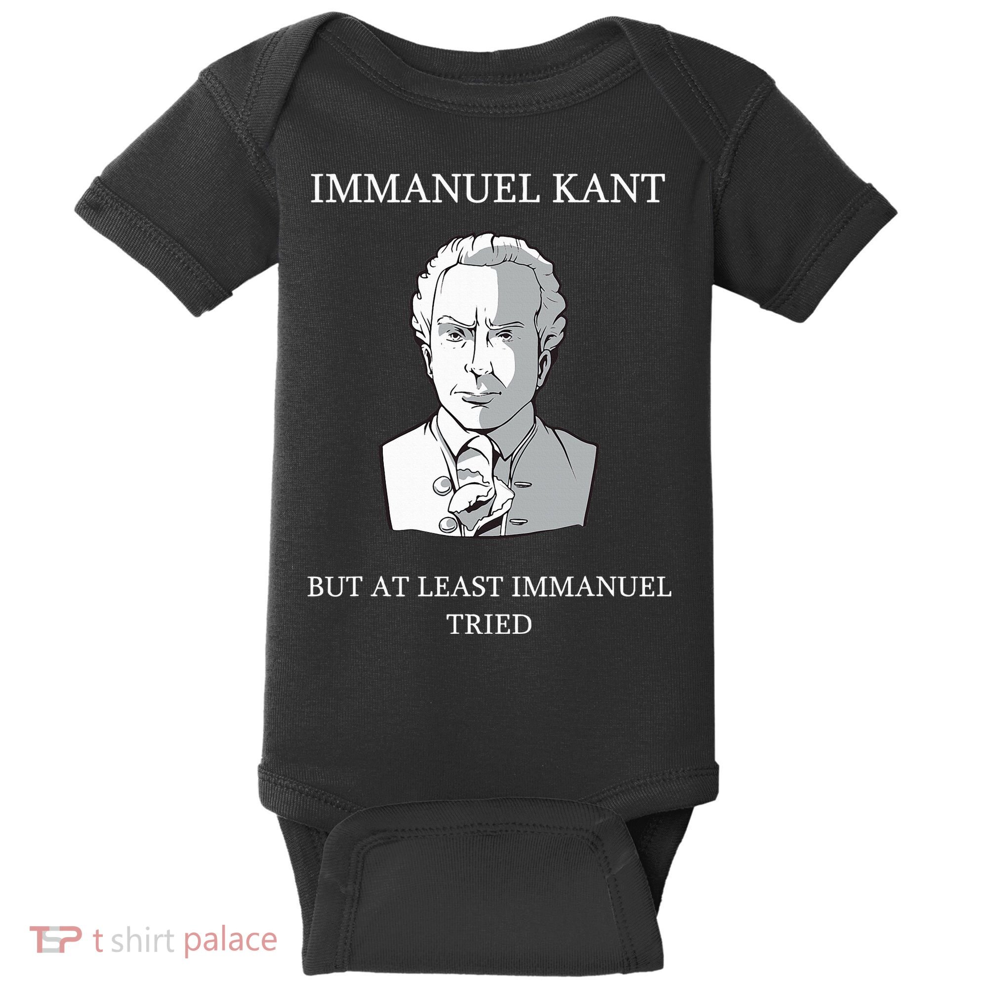 Immanuel Kant Funny Philosophy Saying Gift Baby Bodysuit