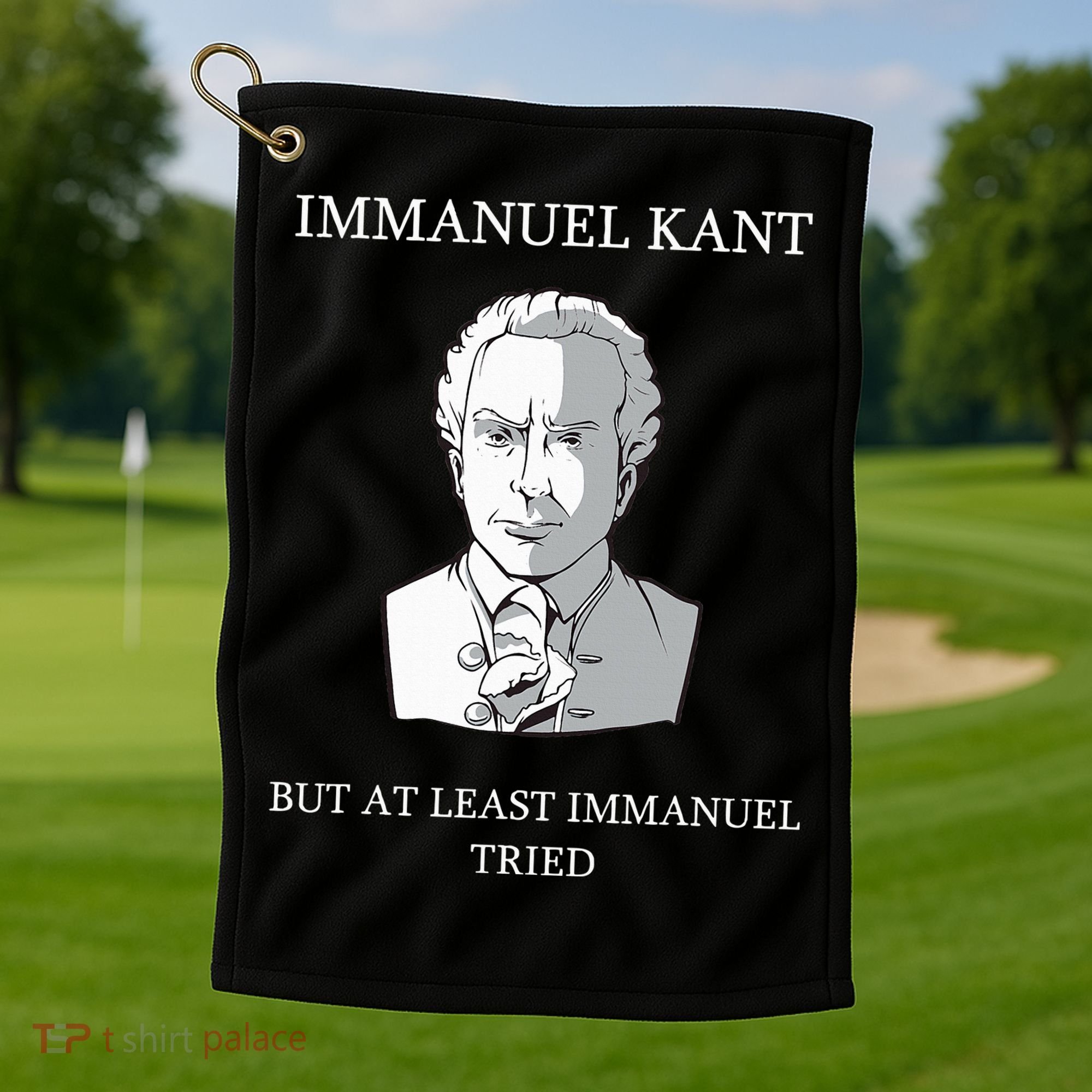 Immanuel Kant Funny Philosophy Saying Gift Golf Towel