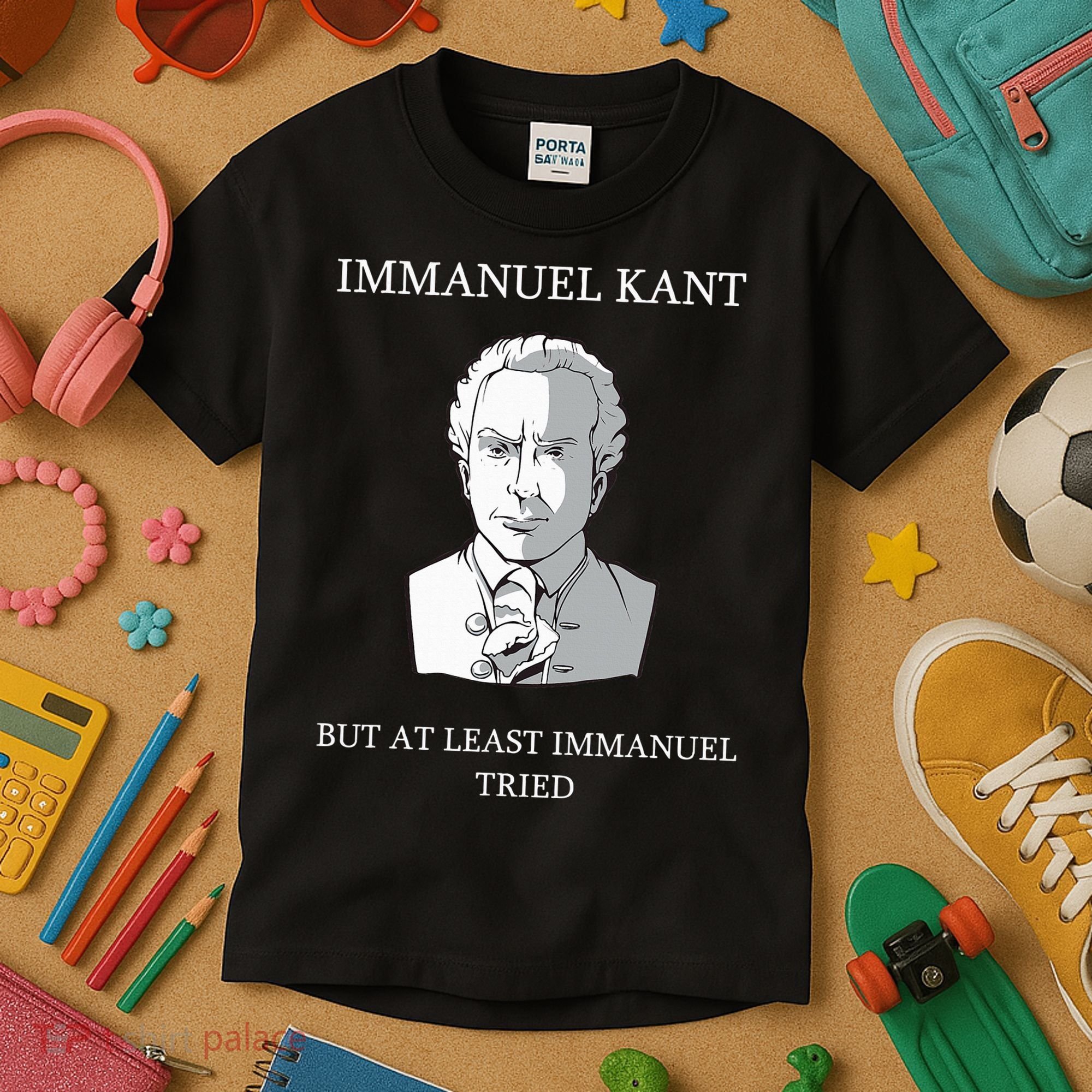 Immanuel Kant Funny Philosophy Saying Gift Kids T-Shirt