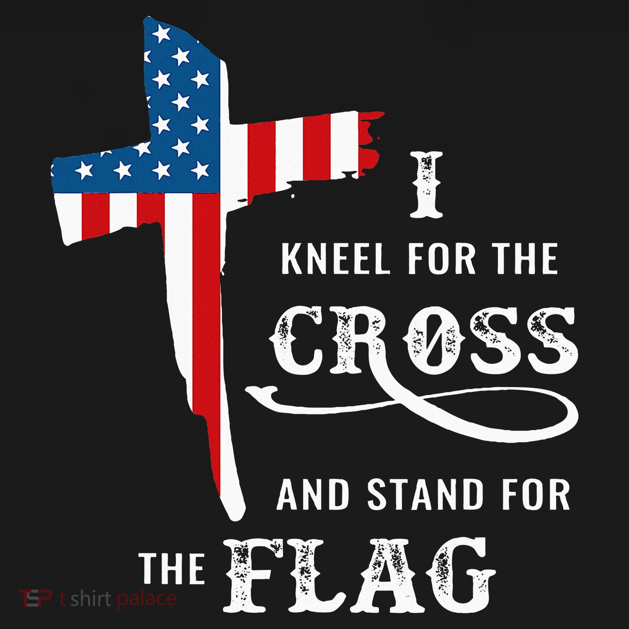 I Kneel For The Cross And Stand For The Flag Women's Hoodie