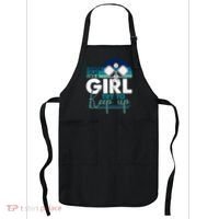 I Know I Play Like A Girl Try To Keep Up Gift For Pickleball Team Apron thumb 0