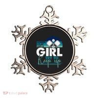 I Know I Play Like A Girl Try To Keep Up Gift For Pickleball Team Ornament thumb 0