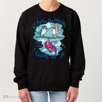 I Know I'm Crazy Funny Birds Women's Sweatshirt thumb 0