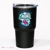 I Know I'm Crazy Funny Birds Tumbler thumb 0
