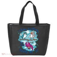 I Know I'm Crazy Funny Birds Tote Bag thumb 0
