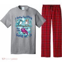 I Know I'm Crazy Funny Birds Pajama Set thumb 0