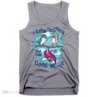 I Know I'm Crazy Funny Birds Tank Top thumb 0