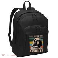 I Knew It I'm Surrounded By Assholes Retro Port Authority Basic Backpack thumb 0