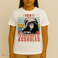 I Knew It I'm Surrounded By Assholes Retro T-Shirt thumb 4