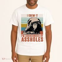 I Knew It I'm Surrounded By Assholes Retro Tall T-Shirt thumb 2