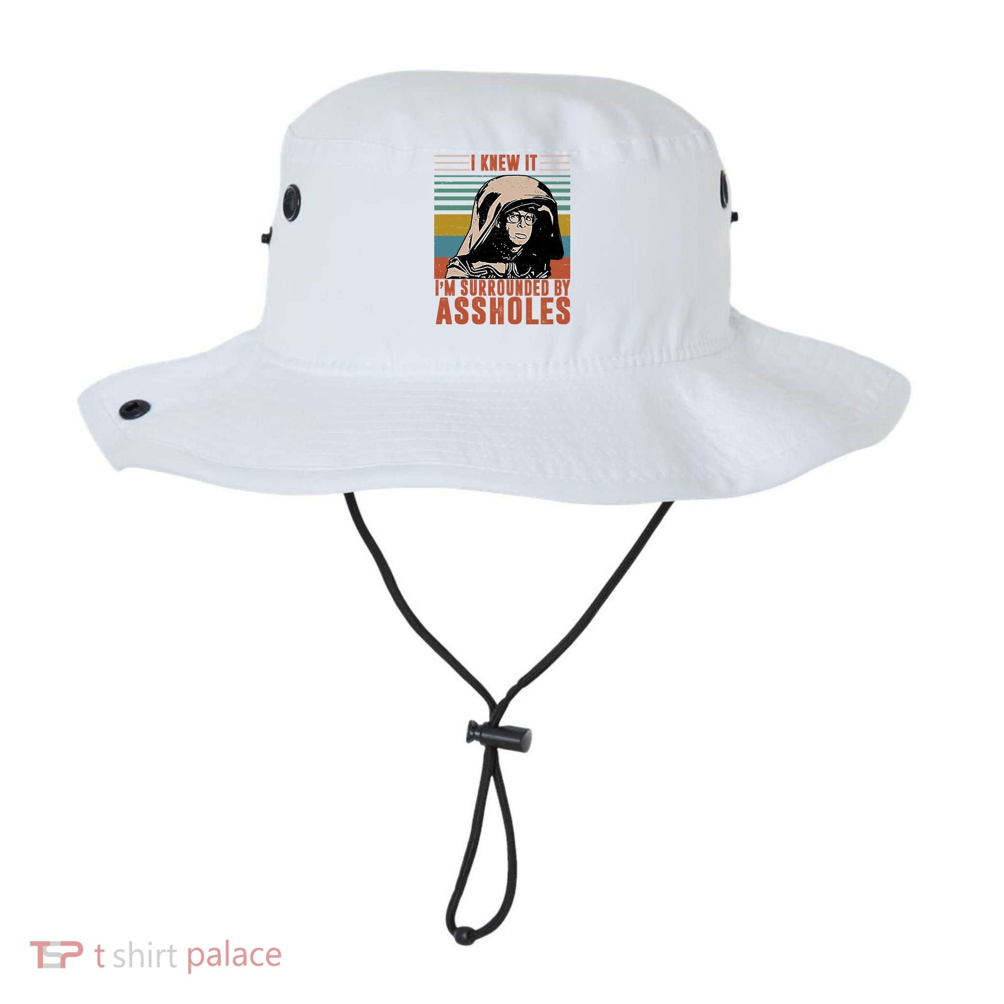 I Knew It I'm Surrounded By Assholes Retro Bucket Hat