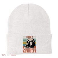 I Knew It I'm Surrounded By Assholes Retro Beanie thumb 0