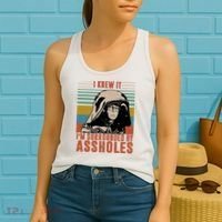 I Knew It I'm Surrounded By Assholes Retro Women's Tank Top thumb 2