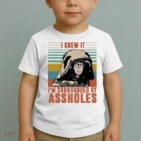 I Knew It I'm Surrounded By Assholes Retro Toddler T-Shirt thumb 2