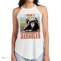 I Knew It I'm Surrounded By Assholes Retro Women's Perfect Tri Rocker Tank thumb 2