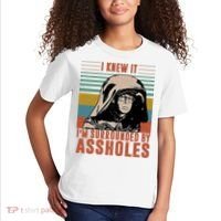 I Knew It I'm Surrounded By Assholes Retro Kids T-Shirt thumb 2