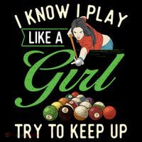 I Know I Play Like A Female Billiard Pool Player Gift Coffee Mug thumb 5