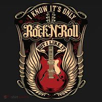 I Know Its Only Rock And Roll Apron thumb 3