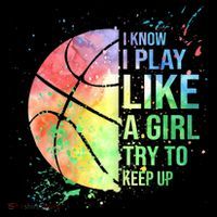I Know I Play Like A Girl Try To Keep Up Basketball Tshirt TShirt Coffee Mug thumb 5