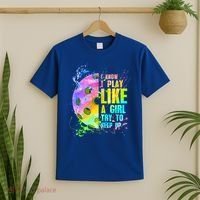 I Know I Play Like A Girl Try To Keep Up Pickleball Dink Gift T-Shirt thumb 2