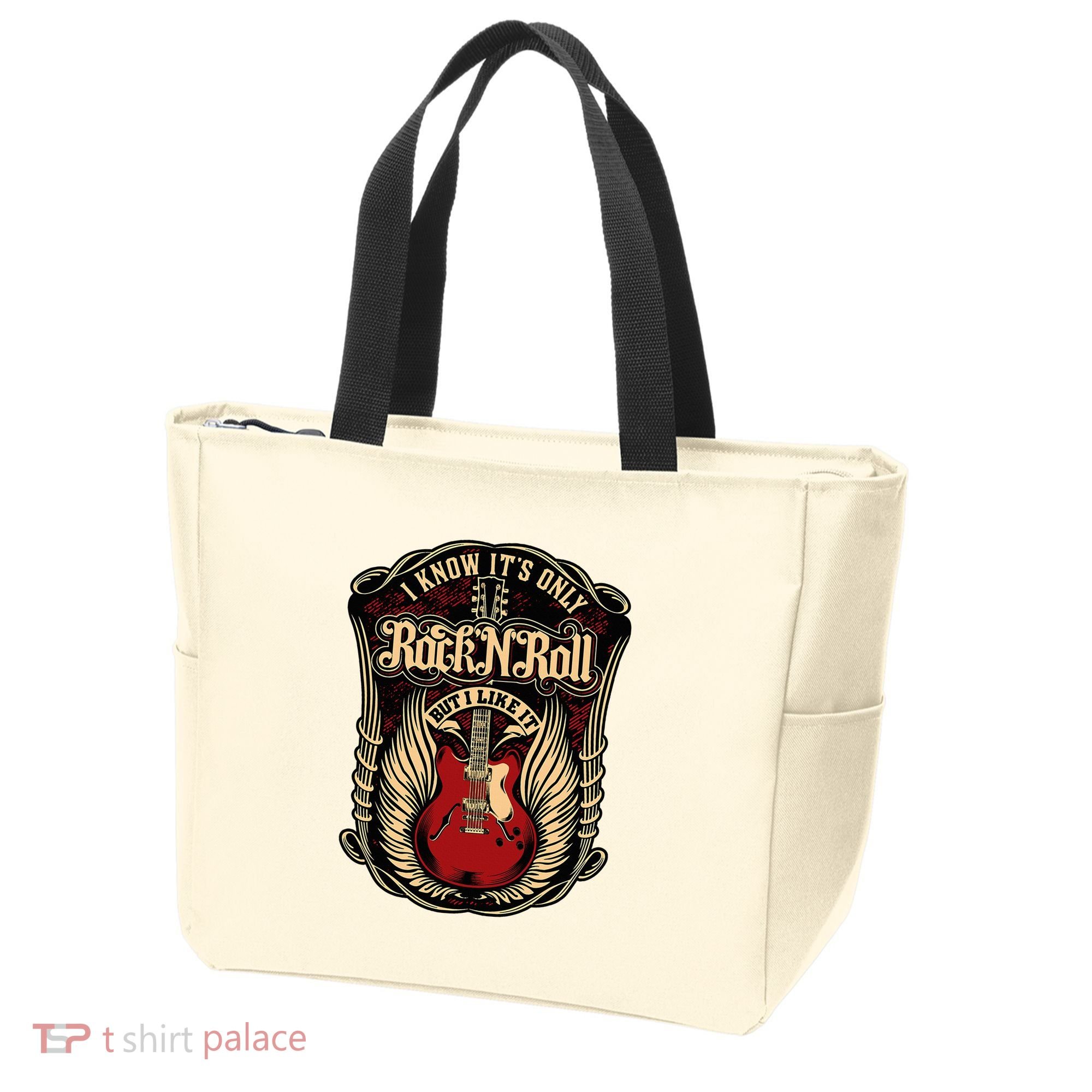 I Know ItS Only Rock And Roll Tote Bag