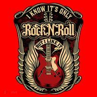 I Know ItS Only Rock And Roll Santa Hat thumb 1