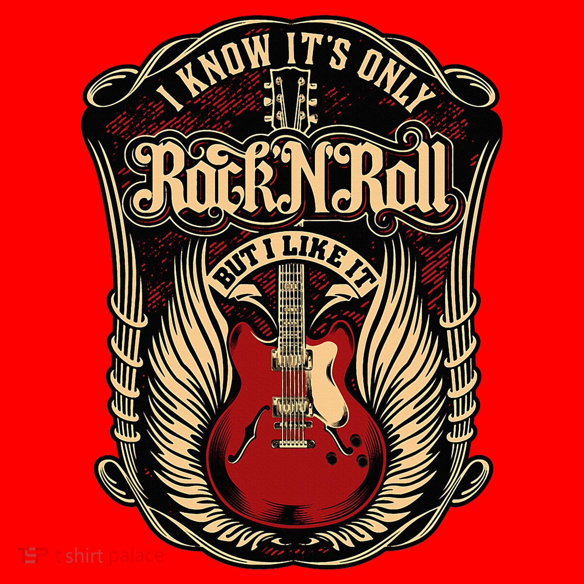 I Know ItS Only Rock And Roll Santa Hat