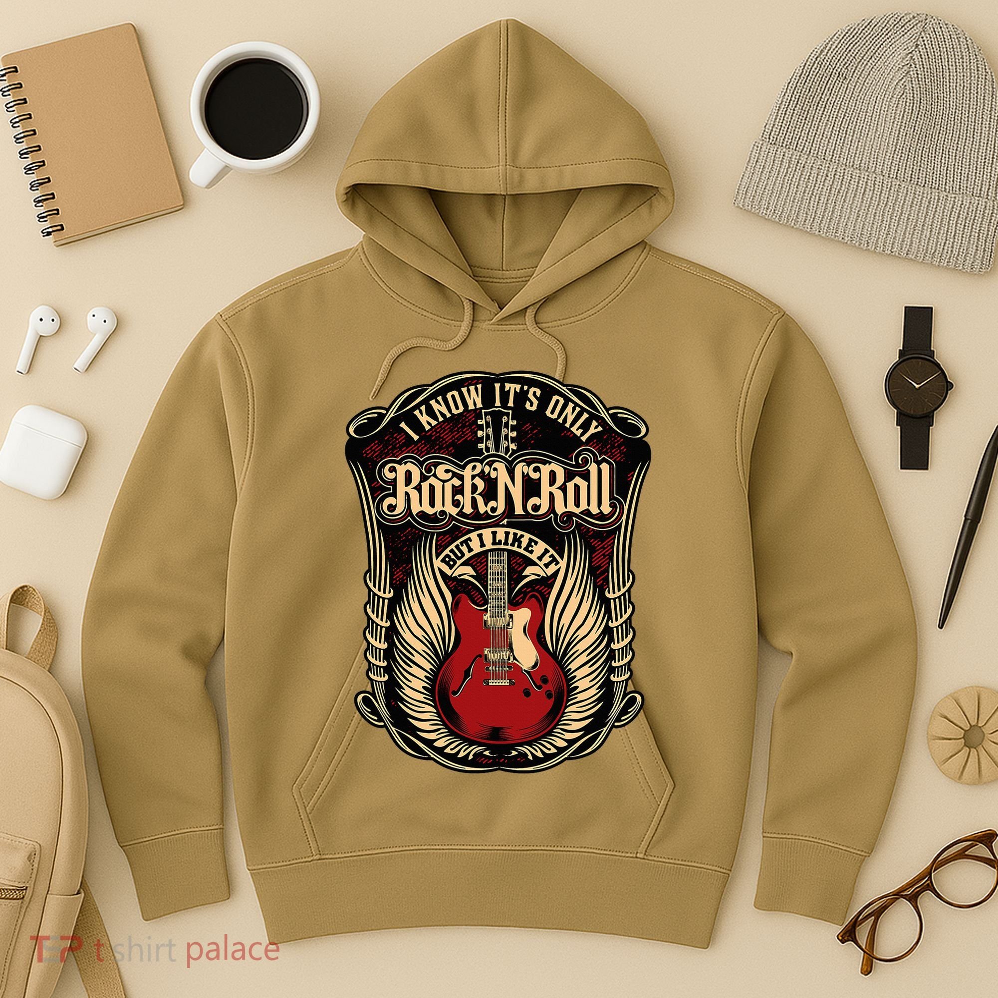 I Know ItS Only Rock And Roll Hoodie