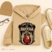 I Know ItS Only Rock And Roll Hoodie thumb 4