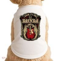 I Know ItS Only Rock And Roll Doggie Tank thumb 0