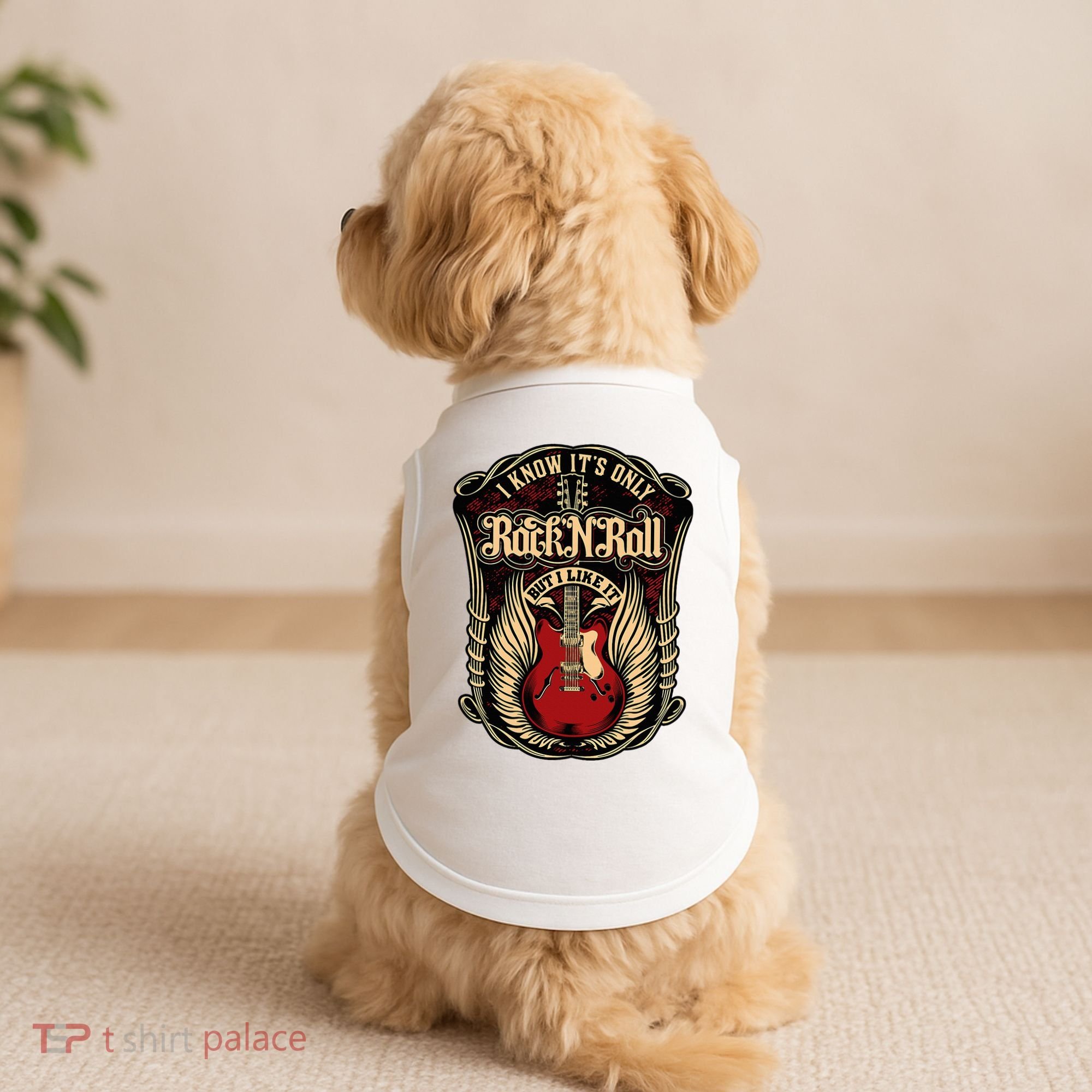 I Know ItS Only Rock And Roll Doggie Tank