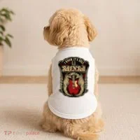 I Know ItS Only Rock And Roll Doggie Tank thumb 2