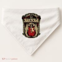 I Know ItS Only Rock And Roll USA-Made Doggie Bandana thumb 0