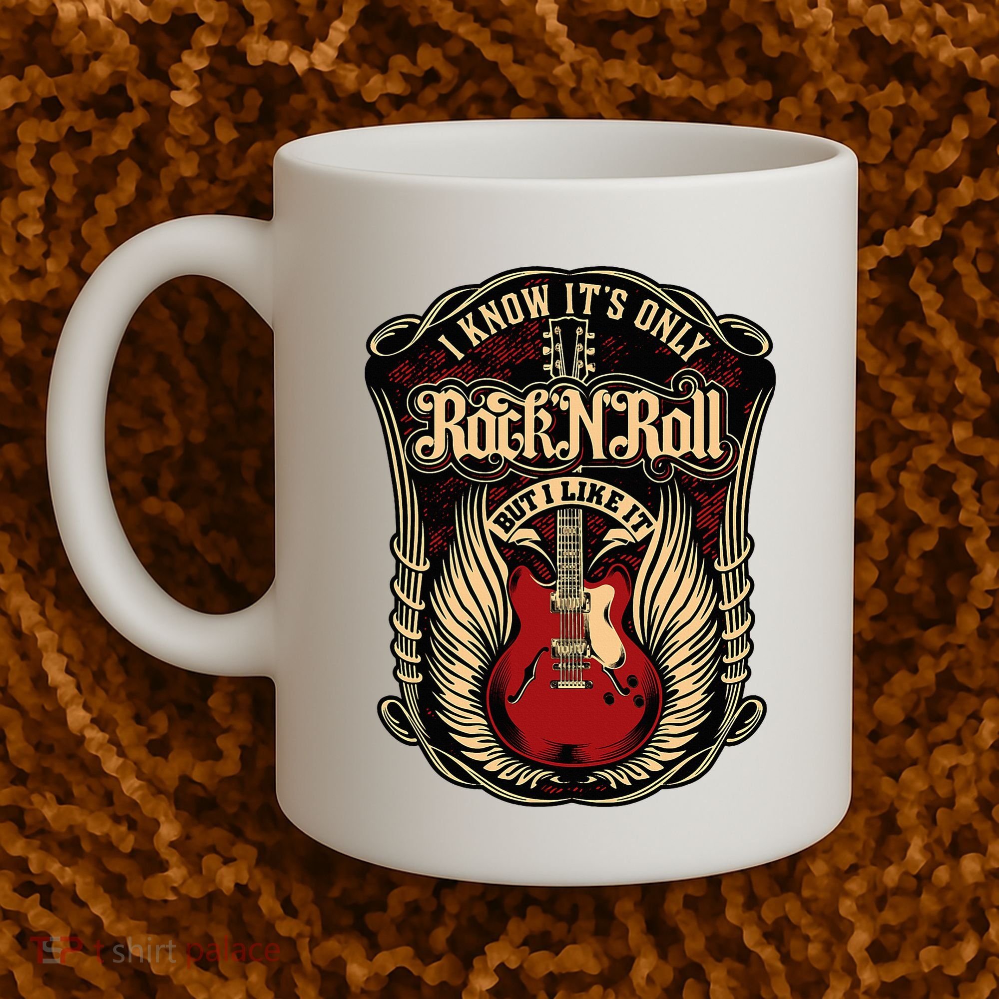 I Know ItS Only Rock And Roll Coffee Mug