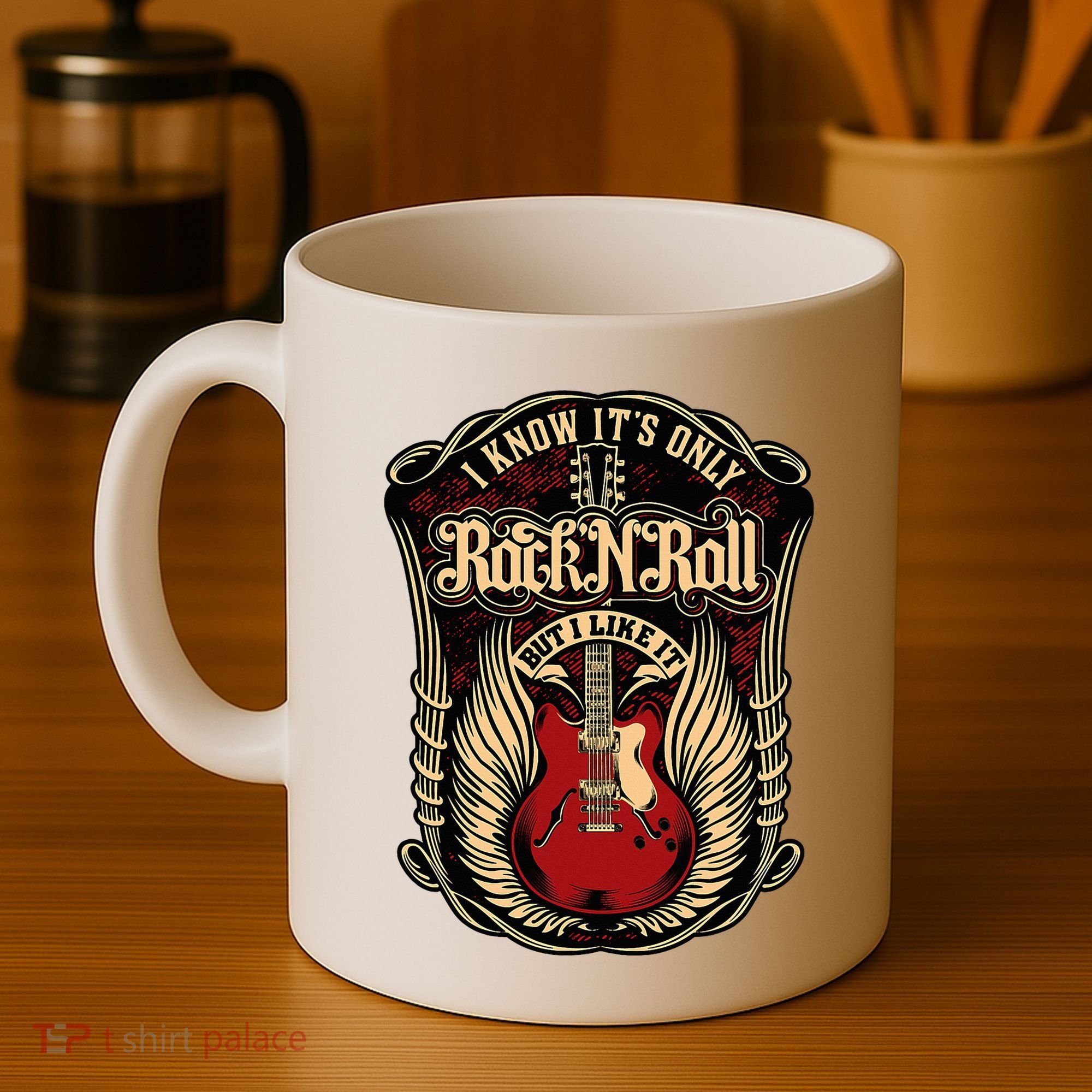 I Know ItS Only Rock And Roll Coffee Mug