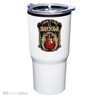 I Know ItS Only Rock And Roll Tumbler