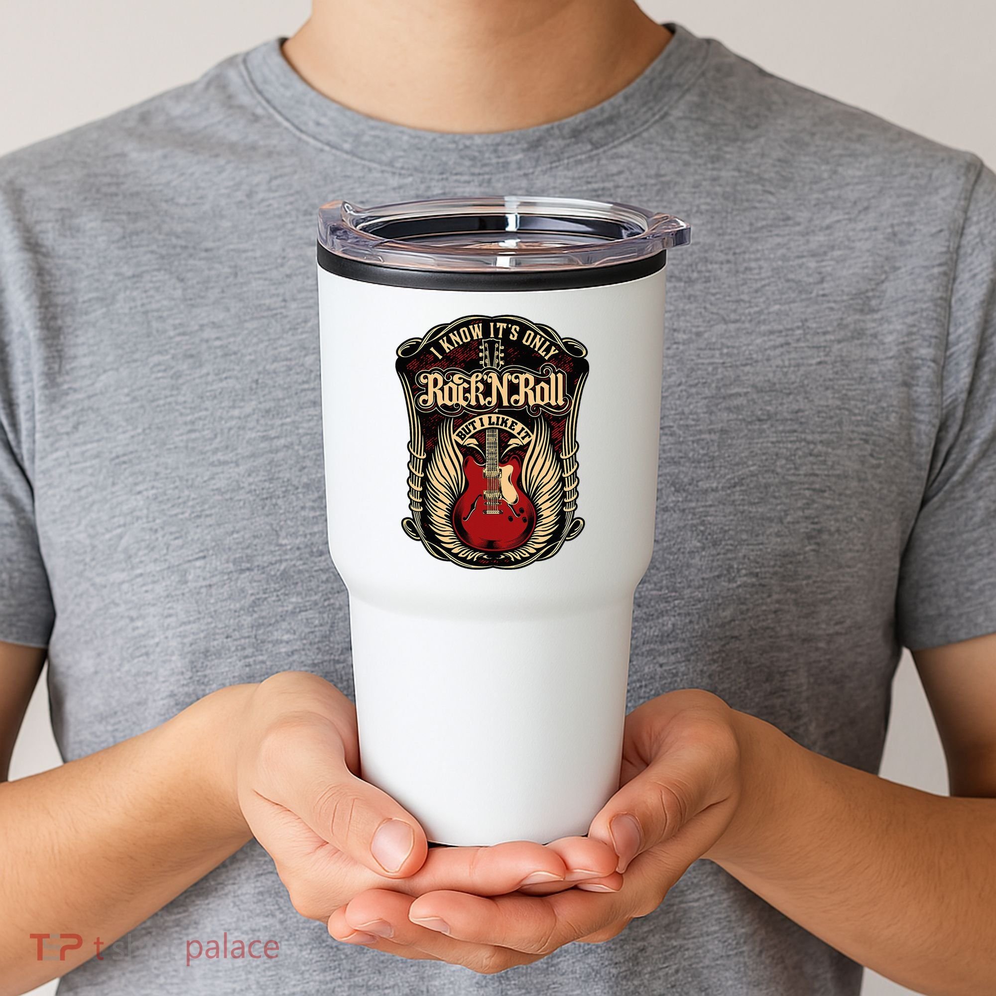 I Know ItS Only Rock And Roll Tumbler