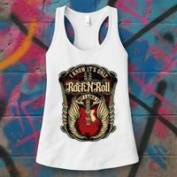 I Know ItS Only Rock And Roll Women's Tank Top thumb 3